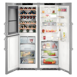 Liebherr Stand-Side-by-Side mit Weinteil, XRCst 5295 Peak 120,4 x 185,5 cm, 689 l, EEK: C