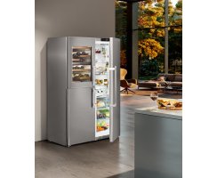 Liebherr Stand-Side-by-Side mit Weinteil, XRCst 5295 Peak 120,4 x 185,5 cm, 689 l, EEK: C