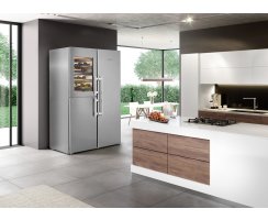 Liebherr Stand-Side-by-Side mit Weinteil, XRCst 5295 Peak 120,4 x 185,5 cm, 689 l, EEK: C