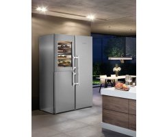 Liebherr Stand-Side-by-Side mit Weinteil, XRCst 5295 Peak 120,4 x 185,5 cm, 689 l, EEK: C