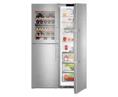 Liebherr Stand-Side-by-Side mit Weinteil, XRCst 5295 Peak 120,4 x 185,5 cm, 689 l, EEK: C