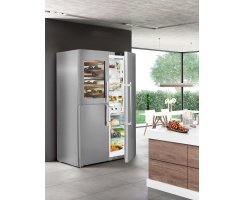 Liebherr Stand-Side-by-Side mit Weinteil, XRCst 5295 Peak 120,4 x 185,5 cm, 689 l, EEK: C