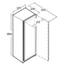 Liebherr Stand-Weintemperierschrank, WPgbi 5272 Vinidor,59,7 x 185,4 cm, 106 Flaschen, EEK F