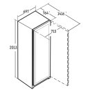 Liebherr Stand-Weintemperierschrank, WPgbi 7472 Vinidor, 69,7 x 201,3 cm, 204 Flaschen, EEK: F