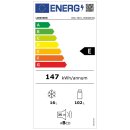 Liebherr Einbaukühlschrank mit Gefrierfach, DRe 3901 Pure, dekorfähig, inkl. Alu-Dekorrahmen, Nische 87,4 - 88 / 56 - 57 / 55 cm, 117 l, EEK: E, EasyFresh