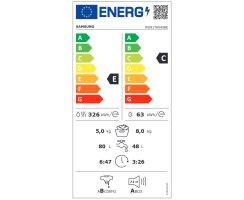 Samsung Waschtrockner WD5000T, AirWash, 8/5 kg, EEK Waschzyklus*: C, WD81TA049BE/EG