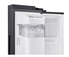 Samsung Side-by-Side mit Slim Ice Maker und Wassertank, 628 l, Black Steel, RS64DG5303B1EF