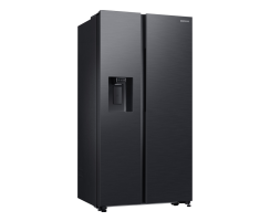 Samsung Side-by-Side mit Slim Ice Maker und Wassertank, 628 l, Black Steel, RS64DG5303B1EF