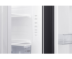 Samsung Side-by-Side mit Slim Ice Maker und Wassertank, 628 l, Black Steel, RS64DG5303B1EF