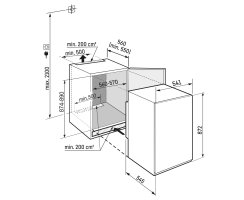 Liebherr Gefrierschrank, IFSd 3904 Pure, mit SmartFrost, 56-57 x 87,4-89 cm, 101 l, EEK: D