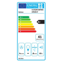 falmec Zero Easy Muldenlüfter, Schwarz Glänzend, rote LED - 84 cm - 600 m³/h, 102887