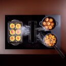falmec Zero Easy Muldenlüfter, Schwarz Glänzend, rote LED - 84 cm - 600 m³/h, 102887