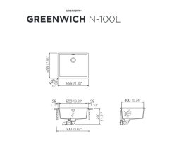 Schock Einbauspüle Flächenbündig Greenwich...