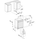 Miele G 7233 SCi E Edelstahl CleanSteel, Geschirrsp&uuml;ler integrierf&auml;hig, 60 cm