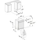 Miele G 7215 SCi XXL Edelstahl CleanSteel, Geschirrsp&uuml;ler integrierf&auml;hig, 60 cm