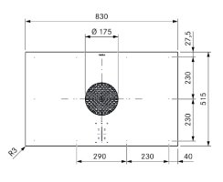 BORA X Pure Fl&auml;cheninduktions-Kochfeld mit integriertem Kochfeldabzug - Abluft PUXA2