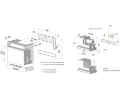 berbel Einbauhaube Firstline Unseen BEH 90 FLU Abluft 2008738 &quot;Vorg&auml;ngerrmodell Originalverpackt&quot;
