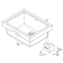 BORA Sink Selbstreinigende Quarzkomposit-Unterbau-Sp&uuml;le SINK1