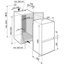 Liebherr Kühl-Gefrierkombination, ICNSd 5603 Pure, mit EasyFresh und NoFrost, 284 l, EEK: D