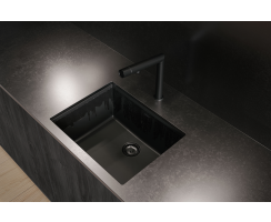 BORA Sink Selbstreinigende Quarzkomposit-Unterbau-Sp&uuml;le mit Armatur SINKS1