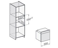 Miele Einbau-Backofen H 2455 B Active Obsidianschwarz