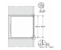 Miele Einbau-Weinschrank KWT 7112 iG - PearlBeige - Nische 45 cm