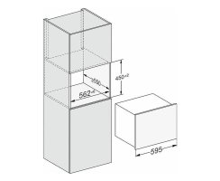 Miele Einbau-Weinschrank KWT 7112 iG - PearlBeige - Nische 45 cm