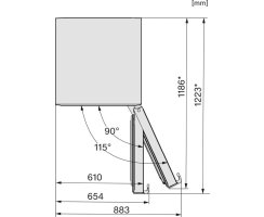 Miele Stand-Kühl-Gefrierkombination KFN 4799 CDE Edelstahl CleanSteel - 201 cm Höhe