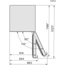 Miele Stand-Kühl-Gefrierkombination KFN 4799 CDE Edelstahl CleanSteel - 201 cm Höhe