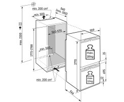 Liebherr Kühl-Gefrierkombination, ICNb 5123 Plus, mit EasyFresh und NoFrost, 253 l, EEK: B **Mit 10-Jahre Herstellergarantie**
