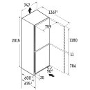 Liebherr Stand-Kühl-Gefrierkombination, CNsfa 7723 Plus, 74,7 x 201,5 cm, 485 l, EEK: A, NoFrost und EasyFresh **Mit 10-Jahre Herstellergarantie**