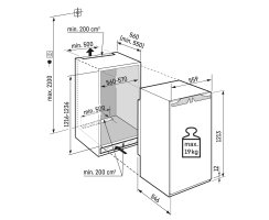 Liebherr Kühlschrank, IRBci 4150 Prime, integrierbar, mit BioFresh, 191 l, EEK: C