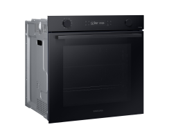 Samsung Einbaubackofen NV7B41307AK/U1, 60 cm, 76 l, A+*, Pyrolyse, Schwarzes Glas, Serie 4