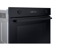 Samsung Einbaubackofen NV7B41307AK/U1, 60 cm, 76 l, A+*, Pyrolyse, Schwarzes Glas, Serie 4