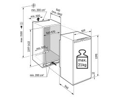 Liebherr Kühlschrank, IRBci 4550 Prime, integrierbar, mit BioFresh, 224 l, EEK: C