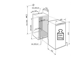 Liebherr Kühlschrank, IRBdi 4851 Prime, integrierbar, mit BioFresh, 238 l, EEK: D