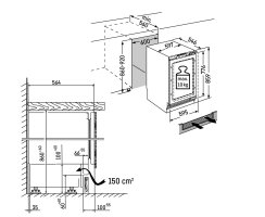 Liebherr Unterbau-Weinschrank, UWpri 3762 Vinidor, 60 x 86-92 cm, 38 Flaschen, EEK: F