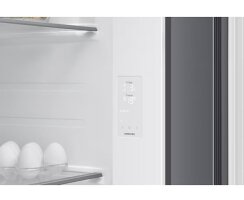 Samsung Side-by-Side mit Metal Cooling und Festwasseranschluss, 634 l, Edelstahl, EEK:C, RS70F66KCTEF