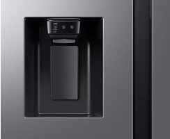 Samsung Side-by-Side mit Metal Cooling und Festwasseranschluss, 634 l, Edelstahl, EEK:C, RS70F66KCTEF
