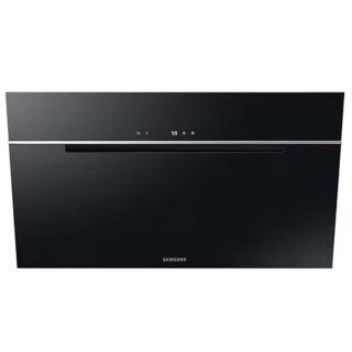 Samsung Kopffrei-Haube mit Auto Connect, Schwarzes Glas, 90 cm, NK36C7070WBUR