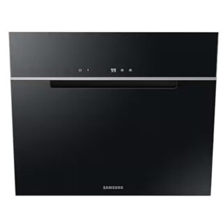 Samsung Kopffrei-Haube mit Auto Connect, Schwarzes Glas, 60 cm, NK24C7070WBUR