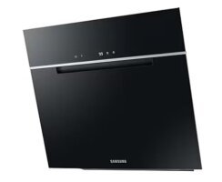Samsung Kopffrei-Haube mit Auto Connect, Schwarzes Glas, 60 cm, NK24C7070WBUR
