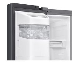 Samsung Side-by-Side mit View Inside und Festwasseranschluss, 614 l, EEK:E, RS90F66BEFEF