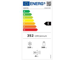 Samsung Side-by-Side mit View Inside und Wassertank, 614 l, Edelstahl, EEK:E, RS90F67BETEF