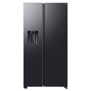 Samsung Side-by-Side mit Metal Cooling und Festwasseranschluss, 640 l, Schwarz, EEK:D, RS70F64KDFEF