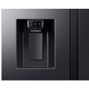 Samsung Side-by-Side mit Metal Cooling und Festwasseranschluss, 640 l, Schwarz, EEK:D, RS70F64KDFEF