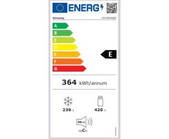Samsung Side-by-Side mit No Frost+ und AI Energy Mode, 640 l, EEK:E, RS70F65QEFEF