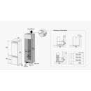 Samsung Einbau Kühl-/Gefrierkombination, 177/54 cm, 264 l, mit Metal Cooling, Twin Cooling Plus und AI Energy Mode, weiß, EEK: C, BRB80F26ACF0EF