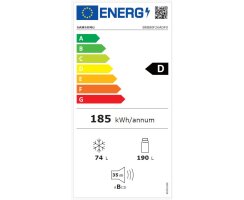 Samsung Einbau Kühl-/Gefrierkombination, 177/54 cm, 264 l, mit Metal Cooling, Twin Cooling Plus und AI Energy Mode, weiß, EEK: D, BRB80F26ADF0EF