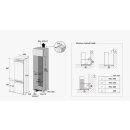 Samsung Einbau Kühl-/Gefrierkombination, 177/54 cm, 264 l, mit Metal Cooling, Twin Cooling Plus und AI Energy Mode, weiß, EEK: D, BRB80F26ADF0EF